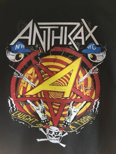Anthrax - Caught In A Mosh - Metal - Polera- Cyco Records