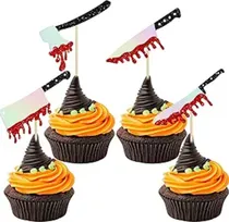 Comprar 22 Palitos Cake Toppers Cuchillos Brllo Decoracion Cupcakes