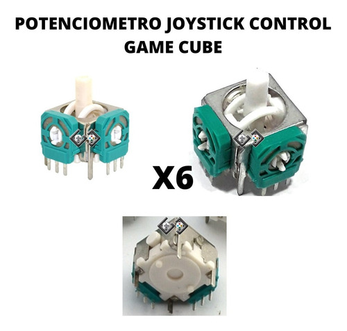 Joystick Potenciometro Palanca Para Gamecube Ngc 6 Pz