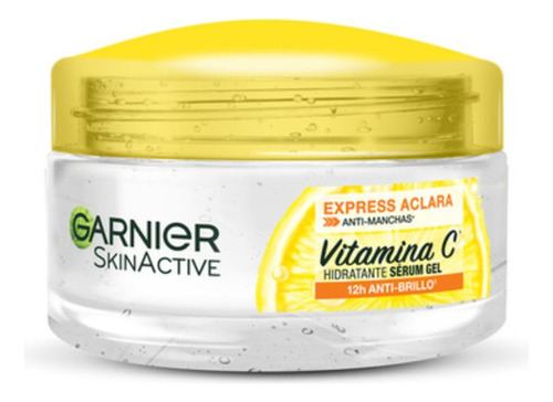 Garnier Hidratante Serum Gel 12h Antibrillo 50 Ml Todo Tipo De Piel Día/noche