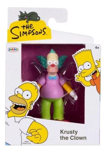 Figura De Acción Jakks Pacific Simpsons Krusty El Payaso 2.5