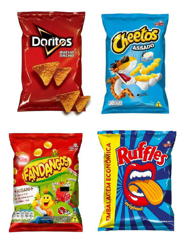 Elma Chips Doritos + Ruffles + Fandangos + Cheetos 80un