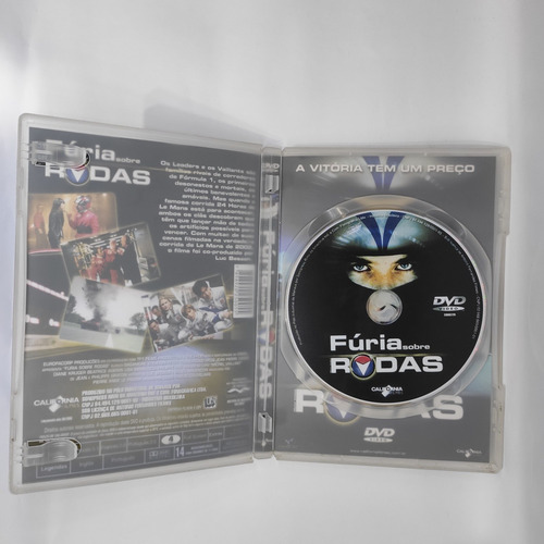 Dvd Fúria Sobre Rodas - Luc Besson, Diane Kruger Filmes Dvd (Usado)