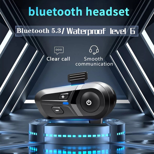 Audífonos Intercomunicador Bluetooth Para Casco Impermeable