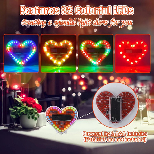 Módulo De Luz Led Led Rgb En Forma De Corazón Diy