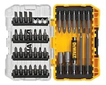 Comprar Jogo de Chaves para Parafusar 37 Peças Dewalt, Modelo DW2163, Com Estojo, Pontas Phillips, Fenda e Quadrada
