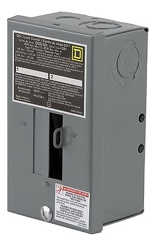 Square D By Schneider Electric Qo2l30scp Qo 30 Amp 2-space 2