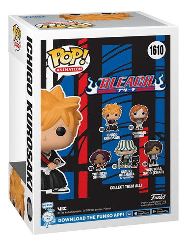 Boneco Funko Pop Bleach Ichigo Kurosaki ( Fb Shikai ) Chase