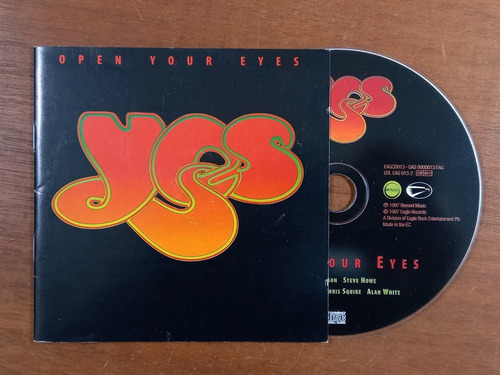 Cd Yes - Open Your Eyes (1997) Europa R5