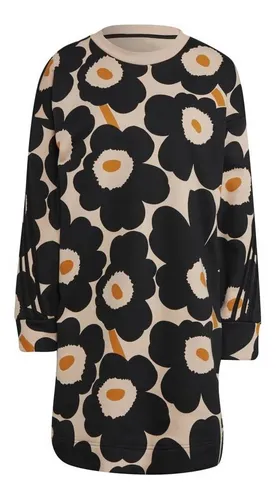 Vestido adidas Marimekko Moda Ngo/coral/nja Floreado Mujer