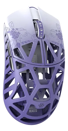 Mouse Wlmouse Beast X Fabulous Beast 8khz 39g White & Purple Mouse Wlmouse Beast X Fabulous Beast 8khz 39g White & Purple