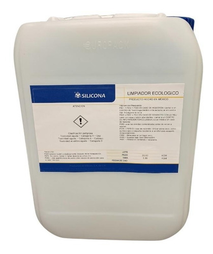 Limpiador Ecológico. Sustituto Shampoo Autos - 20kg
