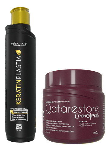 Progressiva Keratinplastia 500ml + Máscara Restore 500g