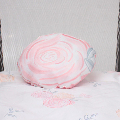 Edredón Cuna Viajera Cary Incluye Cojín Decorativo Y Sabana Color Rosa Diseño de la tela Rosas
