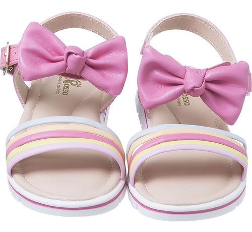 Imagem 5 de 6 de Sandália Infantil Ortopasso Cinderela Menina Rosa Colorido
