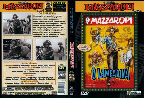 Mazzaropi O Lamparina Dvd Original Novo Lacrado