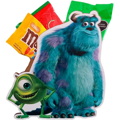 Dulcero O Centro De Mesa Monsters Inc Sullivan Y Mike 15 Pza