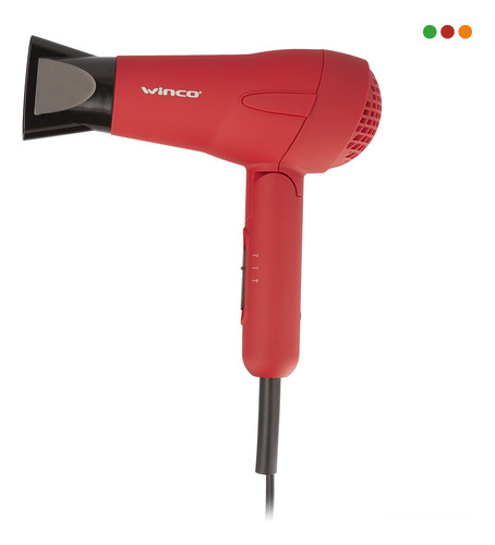 Secador de pelo Winco W190 rojo 220V