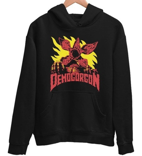 Buzo Canguro Hoodie Capucha Stranger Things Demogorgon 09