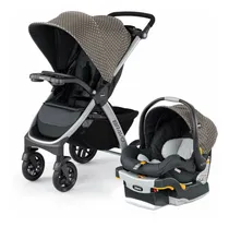 Comprar Carriola de paseo travel system Chicco Bravo Trío travel system calla con chasis color plateado