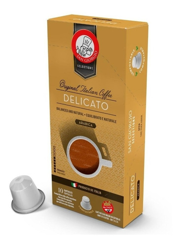 Capsulas De Cafe Delicato X10 San Giorgio Compatible