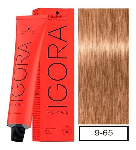 Coloração Igora Royal 9-65 Louro Extra Claro Chocolate Doura