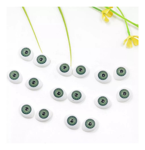 240 Oval Glass Eyes Realistic Doll Eyes
