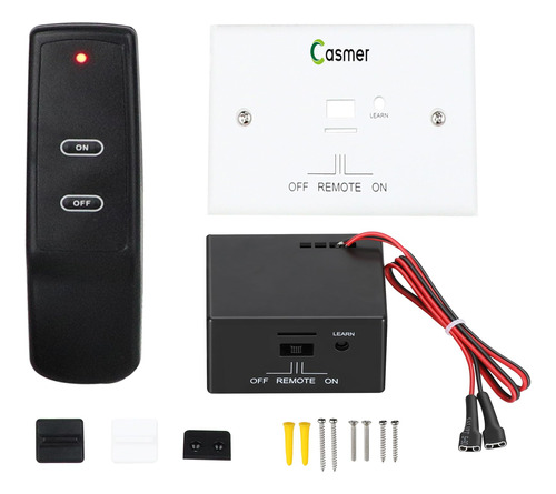 Casmer Kit De Sistema De Control Remoto Para Chimenea De Gas