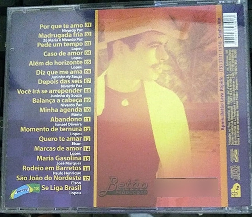 Cd Elson E Seus Teclados Diz Que Me Ama (Usado)