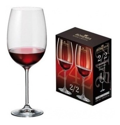 Copa Vino Bohemia 850ml X2, Bohemia - Bazar Colucci