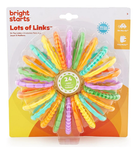 Bright Stars Juego De Aros 24 Eslabones Para Bebe Juguetes