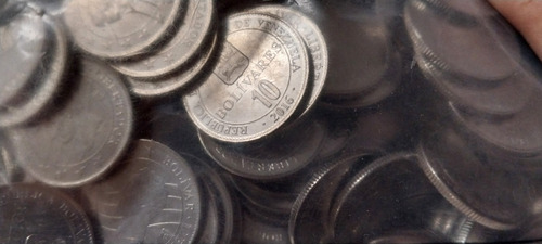 Bolsa De Monedas Venezolanas Selladas En Bolsa Del Bcv Unc
