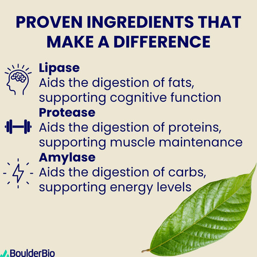 Boulder Bio Digestive Enzymes 40000 Usp Lipasa Alta