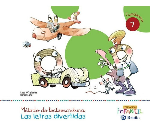 Las Letras Divertidas Pauta Cuaderno 7, De Iglesias Iglesias, Rosa M.ª., Vol. 7. Editorial Editorial Bruño, Tapa Blanda En Español