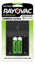 Comprar Carregador De Pilhas Aa\u002Faaa Usb Sm-4 Rayovac C\u002F 2 Pilhas Aa