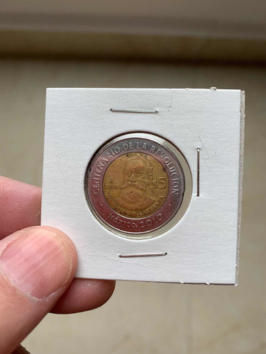 Moneda De 5 Centenario De La Revolución Venustiano Carranza