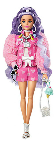 Barbie Muñeca Extra Y Accesorios Con Pelo Largo De Bígaro