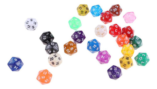 25 Pc Dhed Para Mazmorras Y Dragones Color