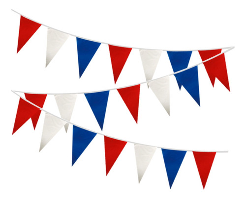Banner Del Día De La Independencia De Ee. Uu. Rojo, Azul Y B