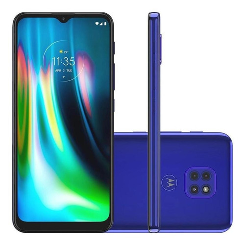 Celular Moto G9 Play 64gb 4gb Ram Câm Tripla Tela 6.5 Azul