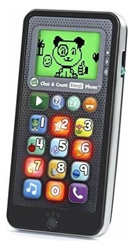 Teléfono Leapfrog Chat And Count Emoji, Negro