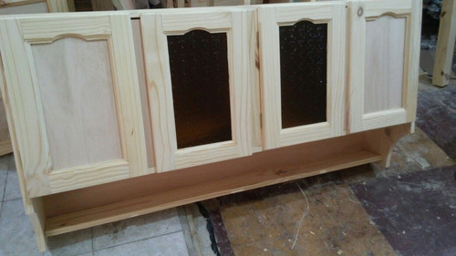 Aereo De Cocina Alacena Madera Maciza Mueble 3 Pta Colgar
