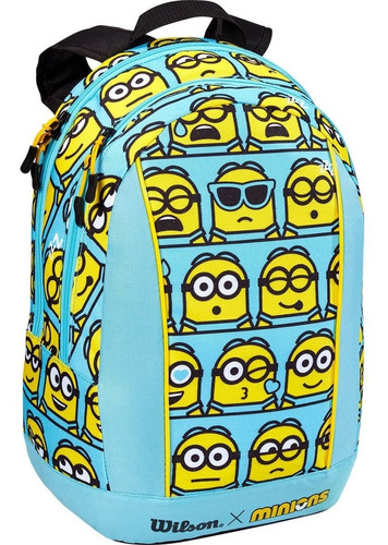 Mochila Tenis Wilson Minions P/raqueta Junior Niños Infantil