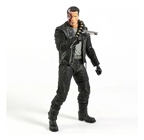 Boneco De Ação Neca Terminator T-800 Arnold Schwarzenegger