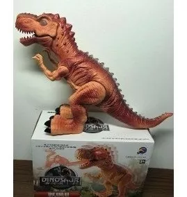 DINOSSAURO TIRANOSSAURO REX COM SOM LUZ MOVIMENTO E SOLTA FUMACA PELA BOCA  - DINOSSAURO TIRANOSSAURO REX COM SOM LUZ MOVIMENTO E SOLTA FUMACA PELA  BOCA - 1 PÇ