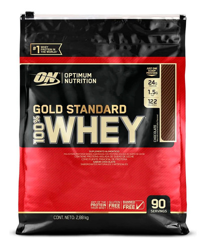 Gold Standard Whey Proteína Suero De Leche 2.88kg Sabores Sabor Chocolate