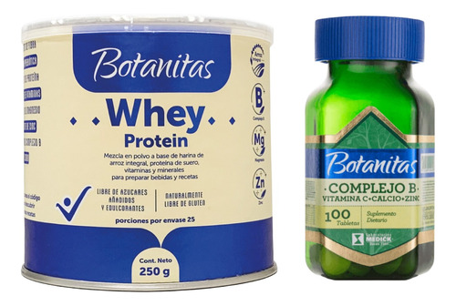 Proteina Whey + Complejo B - g a $340