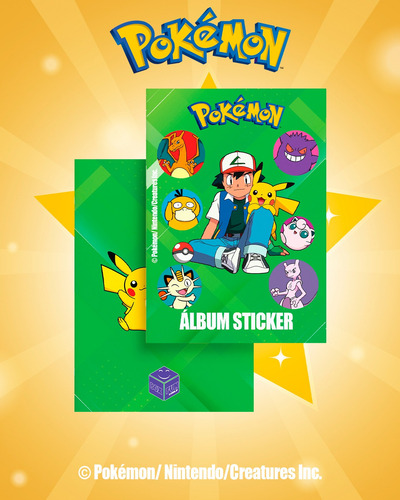 Mini Álbum Pokémon (completo A Pegar)