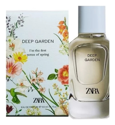 Perfume Zara Deep Garden Mujer Nuevo Y Original 100ml