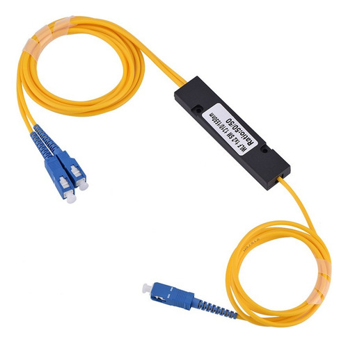 .. Cable Divisor De Fibra Óptica Sc Monomodo 1 A 2 Con Sc